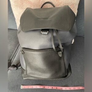 Coach black and navy blue backpack